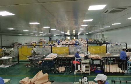 青岛工厂刷新了中央空调的缝纫净化